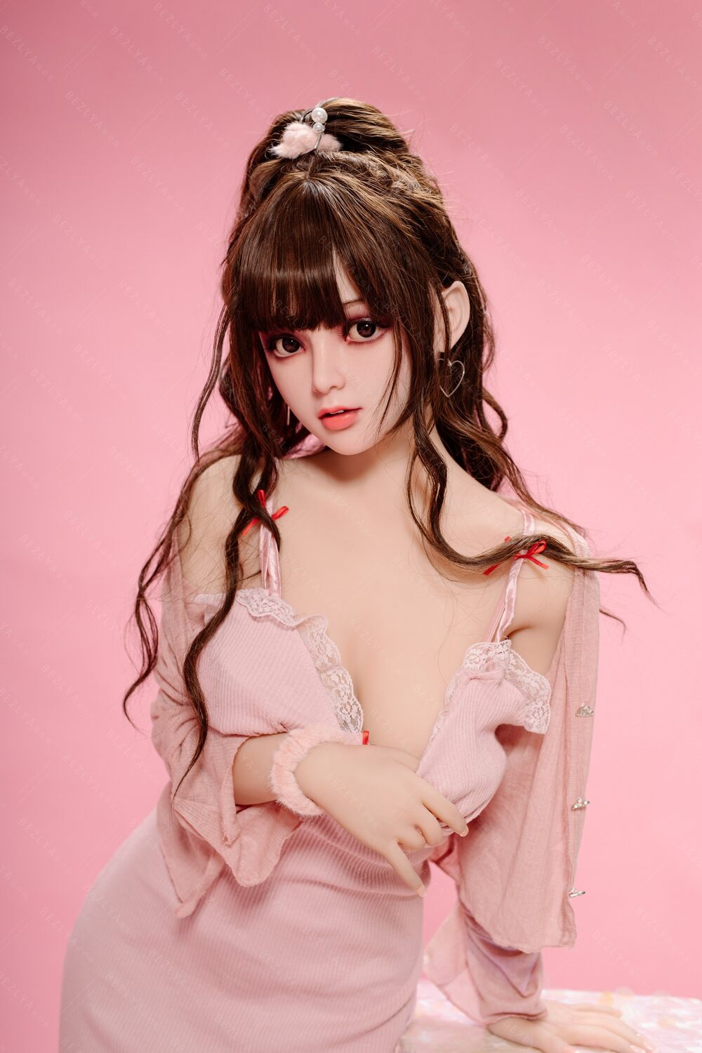 149cm/4ft10 C-cup Silicone Head Sex Doll – Kelly Johnson - FavDoll